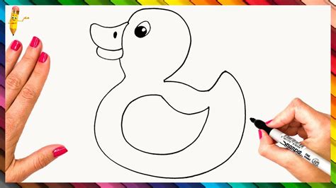 How To Draw A Duck Step By Step 🦆 Duck Drawing Easy Youtube