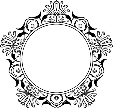 Bingkai Logo Lingkaran Vektor Png Gudang Gambar Vector Png