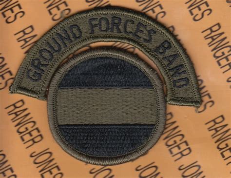 Us Army Forces Command Forscom Ground Forces Band Bdu Od Green W Tab