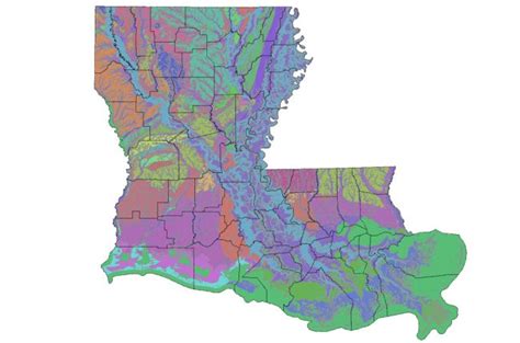 Interactive Map Of Louisianas Geology And Water Resources American