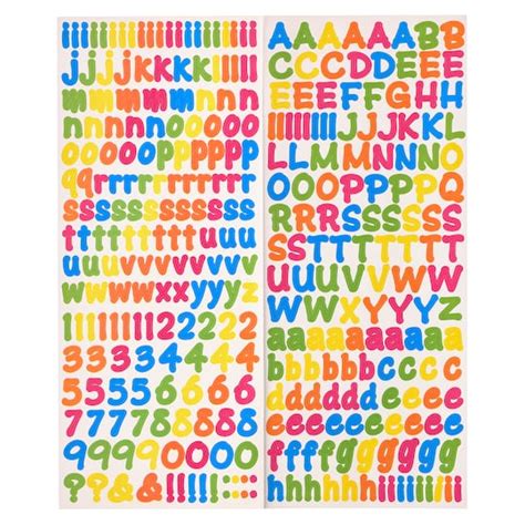 Neon Alphabet Stickers By Recollections™ Letters And Numbers Michaels