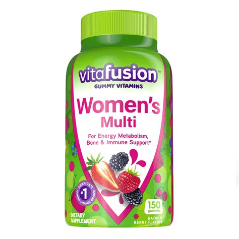 Buy Vitafusion Womens Multivitamin Gummies Daily Vitamins For Women Berry Flavored 150 Count