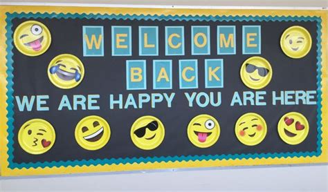 Emoji Back To School Bulletin Board The Applicious Teacher