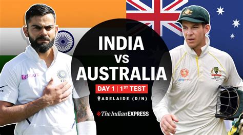 India Vs Australia 1st Test Day 1 Highlights Kohli Pujara Rahane