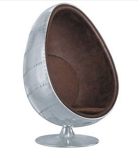 Promotional Space Aluminum Skin Shell Chair Fiberglass Liner Rivets