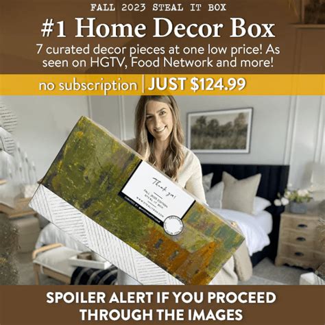 Decor Steals Fall 2023 Steal It Box Full Spoilers Effortlessly Style