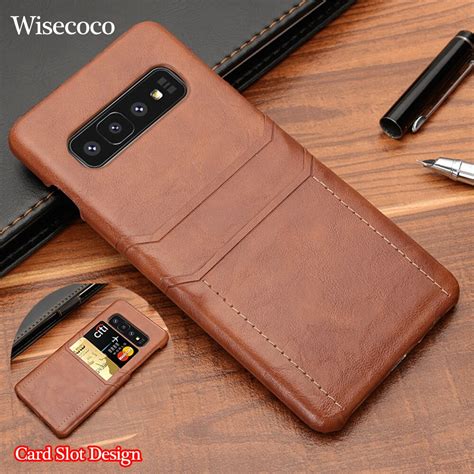 Luxury Leather Case For Samsung Galaxy S10 Plus S10e Shockproof Slim