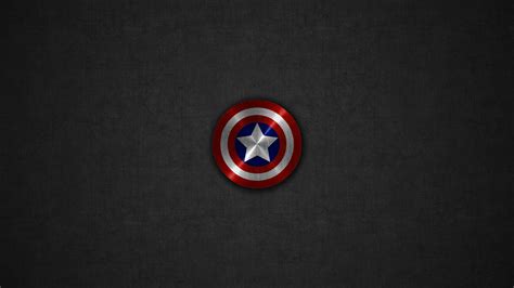 Widescreen, standard, smartphone, tablet, iphone, ipad. Captain America Shield Gray Linen Background Desktop Wallpaper