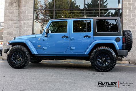 Jeep Wrangler With 17in Black Rhino Thrust Wheels Exclusively From