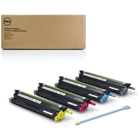 Dell Yield 55000 Pages Imaging Drum Kit Pack Of 4 For C266xc376x