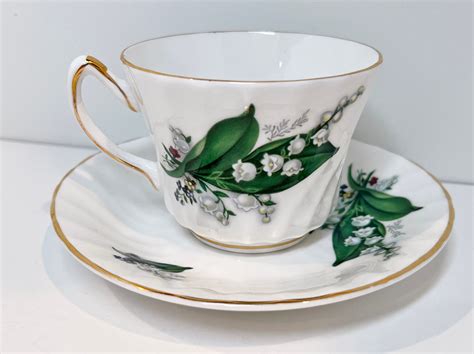 Lily Of The Valley Sutherland Teacup And Saucer Floral Tea Cup