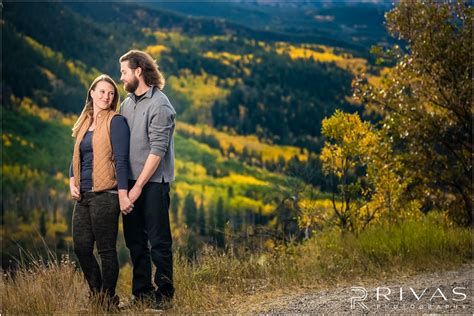 Abbey Hunter S Fall Aspen Engagement Session Rivas Photography