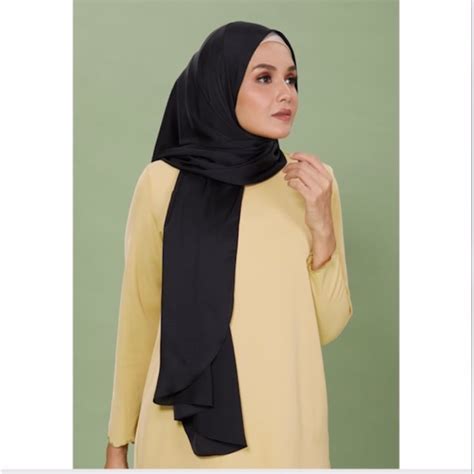 Ariani Satin Plain Shawl New Color Shopee Malaysia