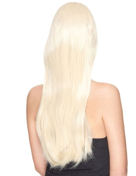 Luxus Perücke mit sehr langen blonden Haaren für Frauen: Perücken,und ...