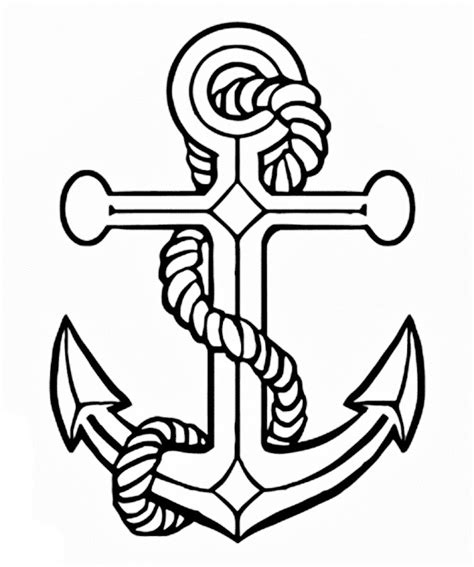 Images Of A Anchor Coloring Pages Coloring Pages