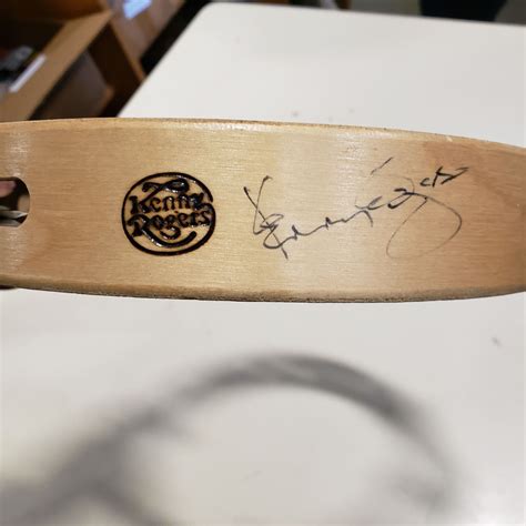 Kenny rogers roasters vs two superheroes. KENNY ROGERS SIGNED TAMBOURINE - Big Valley Auction