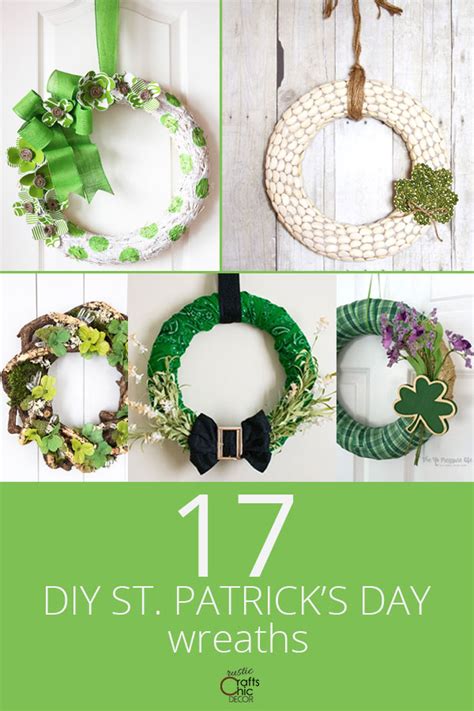 Diy St Patricks Day Wreaths Rustic Crafts And Diy