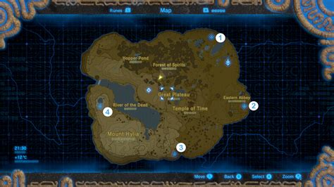 Legend Of Zelda Breath Of The Wild Great Plateau Shrine Of Trials Guide
