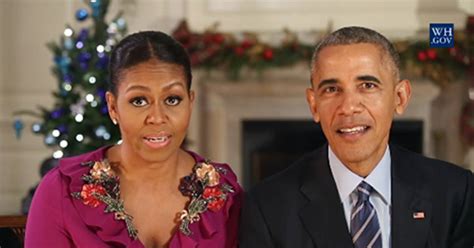 Merry Christmas Everybody Obamas Share Final Holiday Address