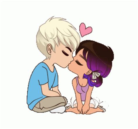 Kissing Couple Sticker Kissing Couple Cute Discover Share GIFs