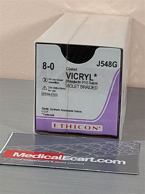Ethicon J548g Coated Vicryl Suture Micropoint