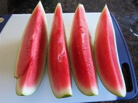 How To Cut A Watermelon Into Chunks Melanie Cooks