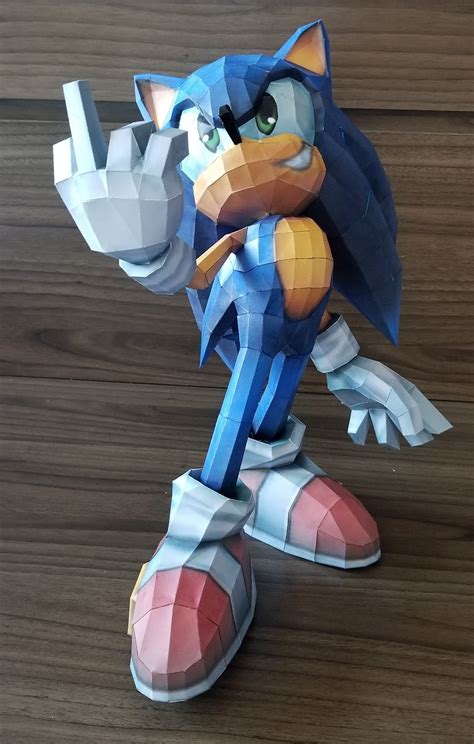 Sonic Movie Papercraft