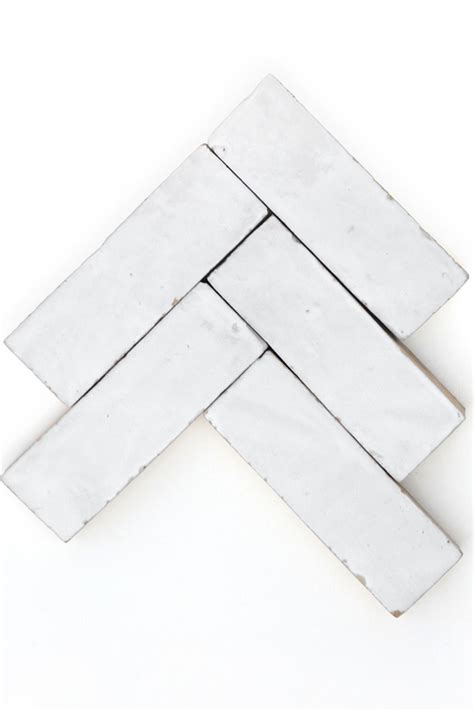 Pure White 2x6 Zellige Handmade Moroccan Tile From Zia Tile Pure Products Moroccan Tile