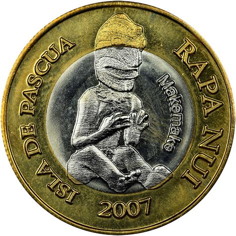 Rapa nui) is one of the most isolated islands on earth. Rapa Nui - Isla De Pascua - Easter Island 200 Pesos X 6 ...