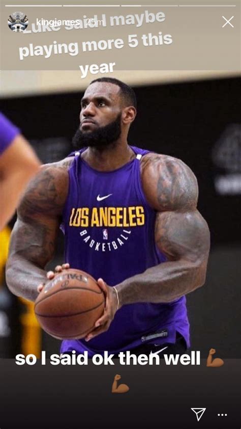 Lebron James Looks Ready To Play Center In Instagram Post