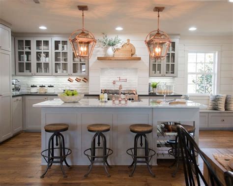 Kitchen design ideas antique white cabinets. 7 Best Farmhouse Kitchen Island Ideas For You ...