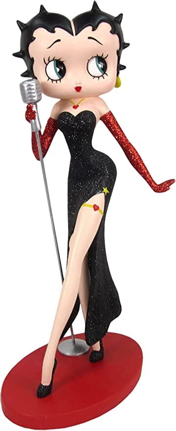 Betty Boop Classic Singer Black Glitter Dress 305cm Collectable