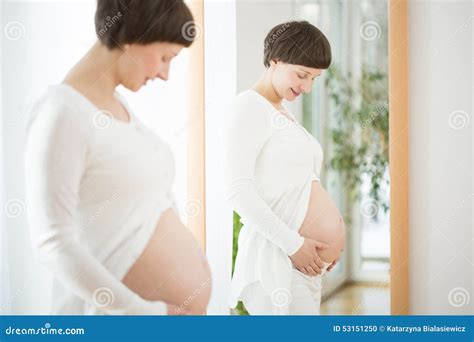 Happy Pregnant Woman Stock Photo Image Of Pregnant Expectant