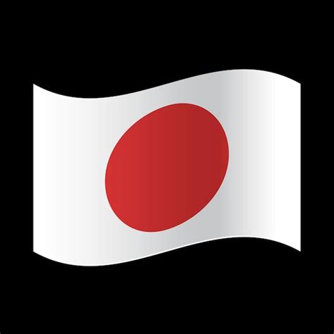 Premium Vector Flag Of Japan Vector Illustration