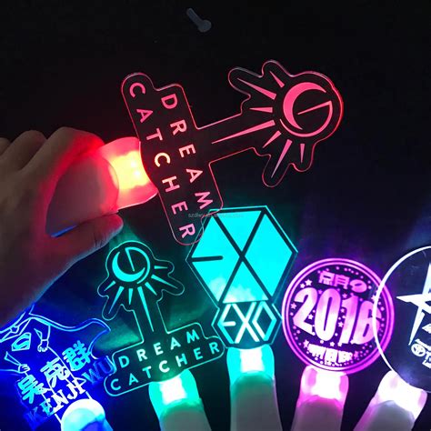 Customized Acrylic Led Light Stick For Events Concert Sports Hot Sale