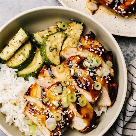 Healthy Grilled Teriyaki Chicken Our Salty Kitchen