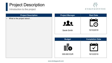 Executive Project Status Report Free Powerpoint Template