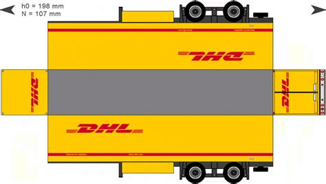 Paper Modelvolvo Trucks Trailer Aco Paper Models Paper Model Car