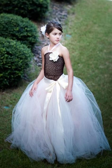 Tulle Skirt Tutu Long Tutu Skirts Flower Girl Skirt Ivory Tutu With