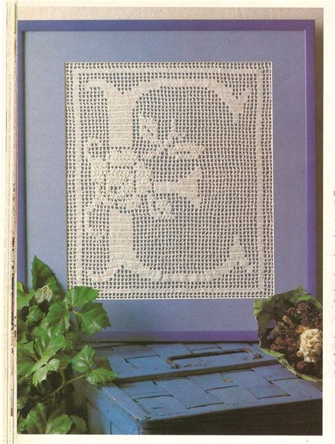 Alphabet Crochet Pattern Vintage Filet Crochet Pattern 24 Etsy