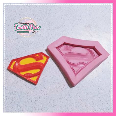 molde de silicone emblema do superman