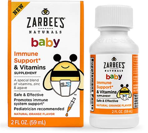 Buy Baby Immune Support Vitamins Orange 2 Oz Zarbees Online Uk Delivery