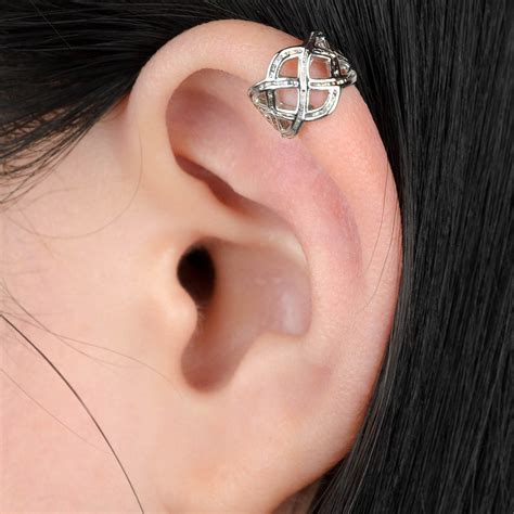 Women Ear Clip Cuff Wrap Cartilage Earrings Fashion Clip On Earrings
