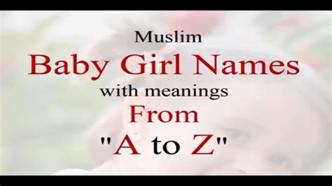 Top Famous Unique Islamic Girls Name With Meaning Start With A Z My Xxx Hot Girl