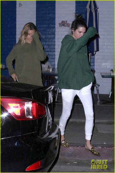 kendall jenner grabs dinner with a ap rocky and hailey baldwin photo 3736709 kendall jenner