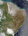 Satellite Image, Photo of Easternmost Brazil, South America