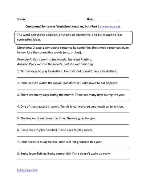 30 7th Grade English Worksheets Background