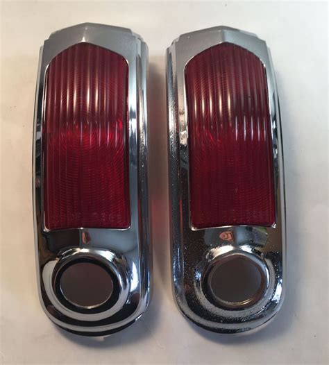 Car And Truck Parts Hot Rod 1950 Pontiac Style Glass Lens Tail Lights