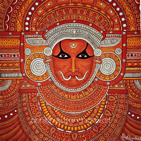 Kerala Mural Theyyam Gramin Ebazar