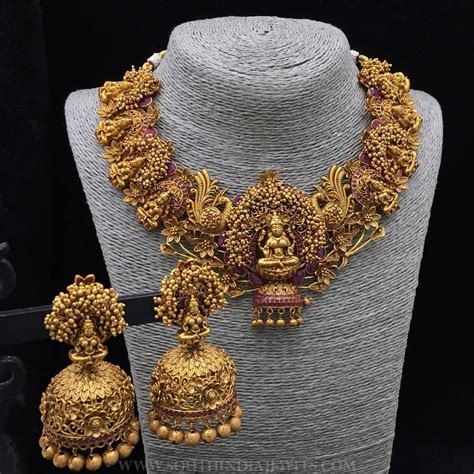 Modern Bridal Gold Necklace Set Designs